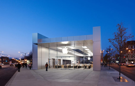 La tienda de Lincoln Park, en Chicago, es una de las ltimas y ms futuristas tiendas inauguradas por la marca de la manzana. Fotografa cortesa de Apple