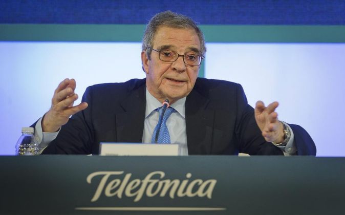 El presidente de Telefónica, César Alierta.