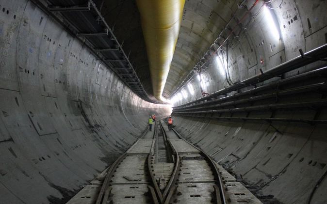 Túnel de la Línea 1 del Metro de Panamá, que construye FCC.
