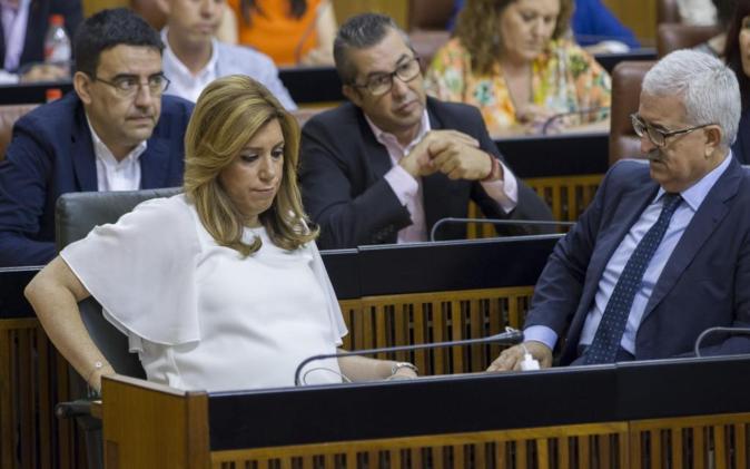GRA091. SEVILLA, 14/05/2015.- La presidenta de la Junta de Andalucía...
