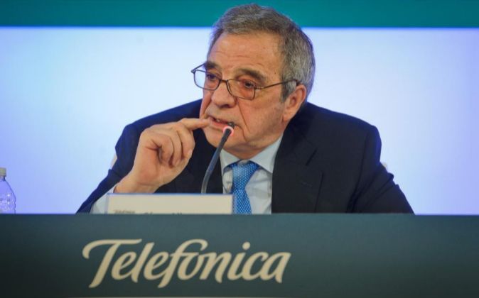 César Alierta, presidente del grupo Telefónica.