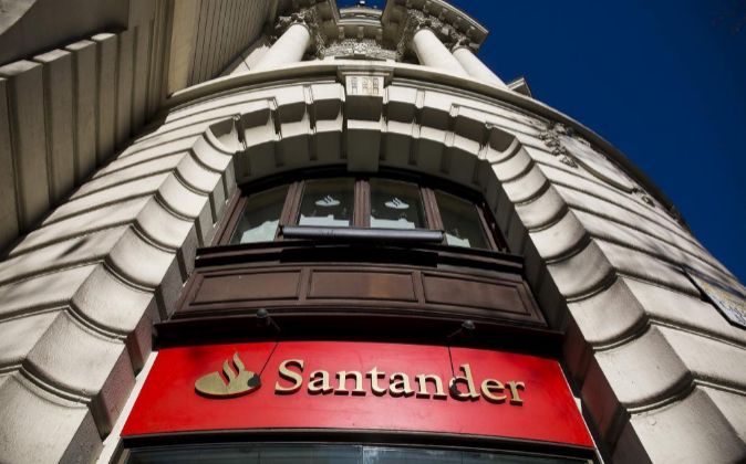Sucursal del Banco Santander en Madrid.