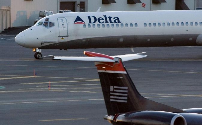 Un avión de la compañía Delta.