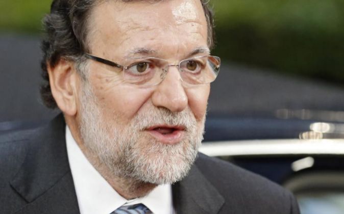 El presidente español, Mariano Rajoy en Bruselas.