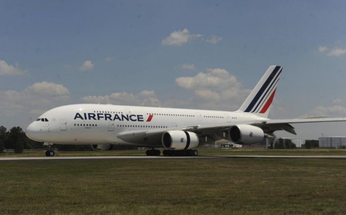 Un Airbus A380 de Air France.