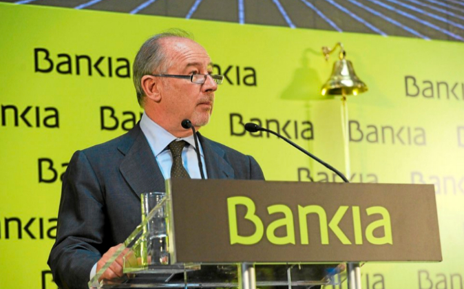 En la imagen, Rodrigo Rato, expresidente de Bankia, el 20 de julio de...
