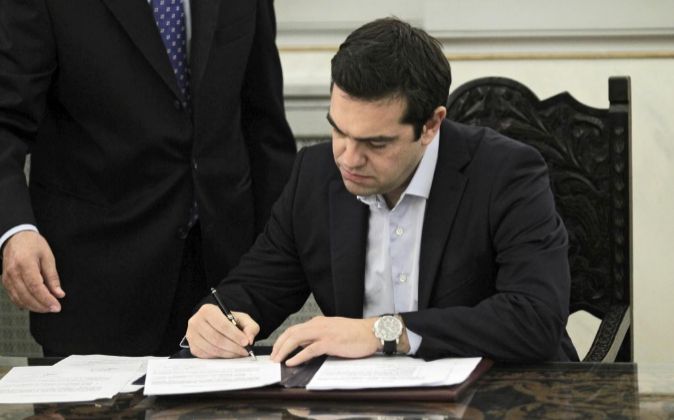 El primer ministro griego, Alexis Tsipras, el pasado sábado.