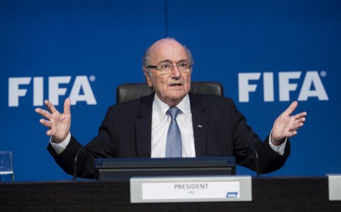 El presidente de la FIFA, Josep Blatter