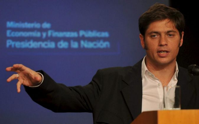 El ministro argentino de Economía, Axel Kicillof, asegura que el...
