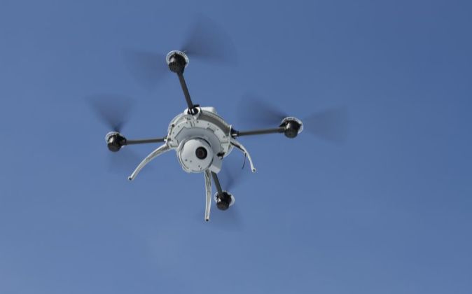 El dron Aeryon Scout de Siemens.