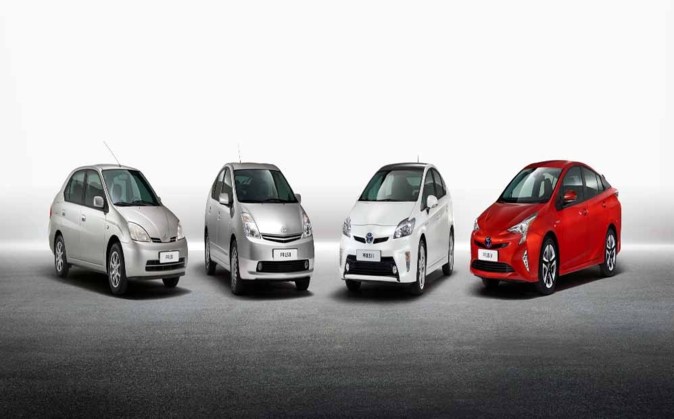 Las cuatro generaciones del Toyota Prius