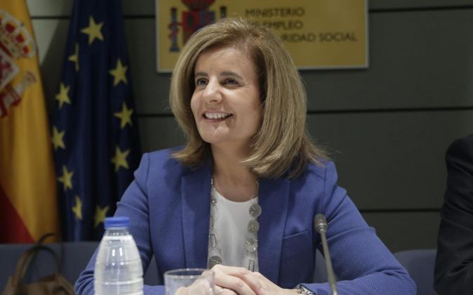 Fátima Bañez, ministra de empleo del Gobierno español.