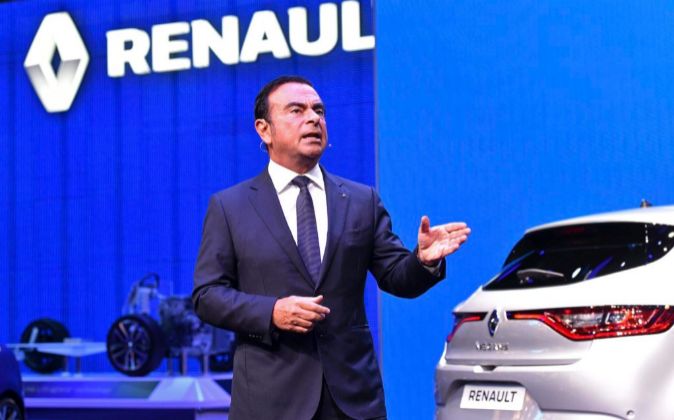 El presidente y CEO de la alianza Renault-Nissan, Carlos Ghosn