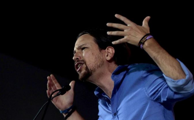 El lider de Podemos, Pablo Iglesias.