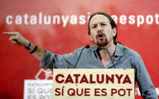 El líder de Podemos, Pablo Iglesias.