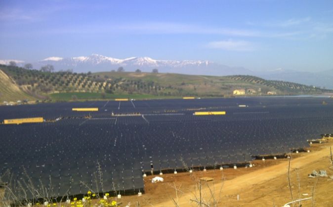 Planta fotovoltaica de Istia, en Italia.
