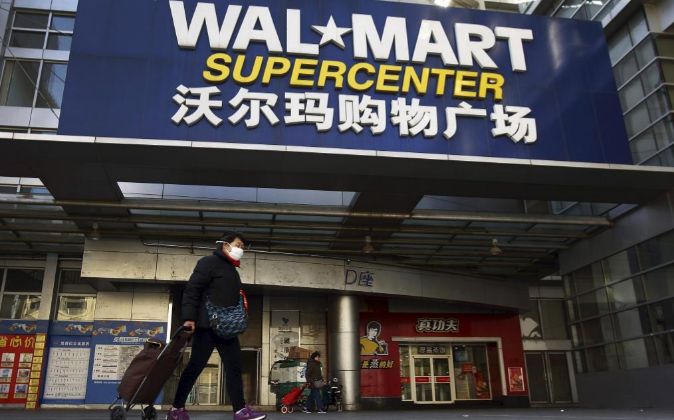 Una tienda de Wal Mart, en Pekín.