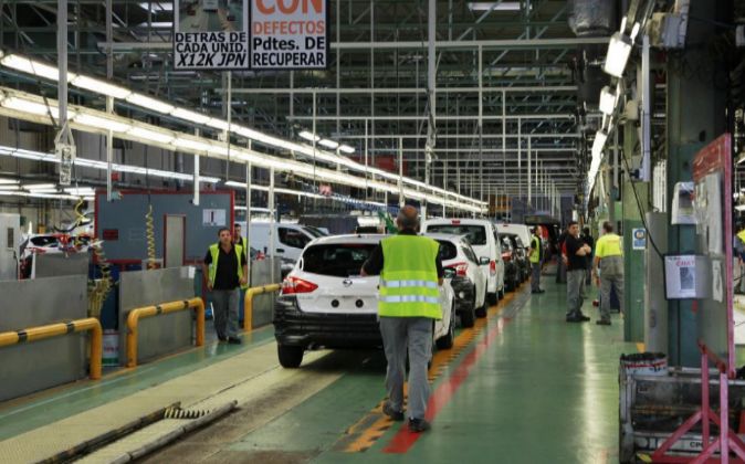 Fábrica de Nissan en Barcelona.