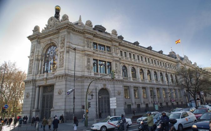 Fachada de la sede del Banco de España.