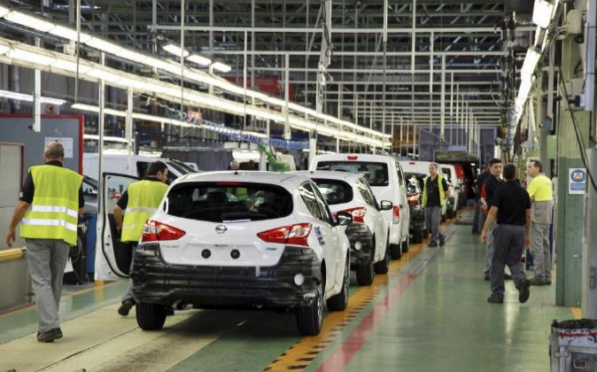 Fábrica de automóviles en Barcelona.