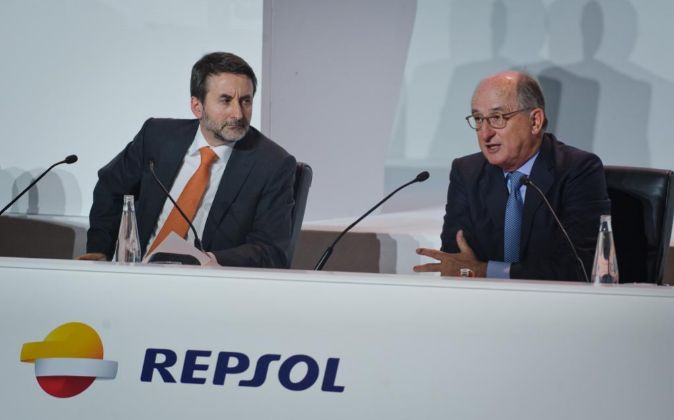 Imagen de la última junta de accionistas de Repsol