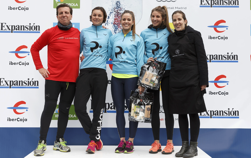 El equipo femenino de Personal Running, formado por Natalia Bermdez,...