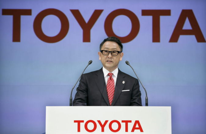 Akio Toyoda, el presidente de Toyota Motor