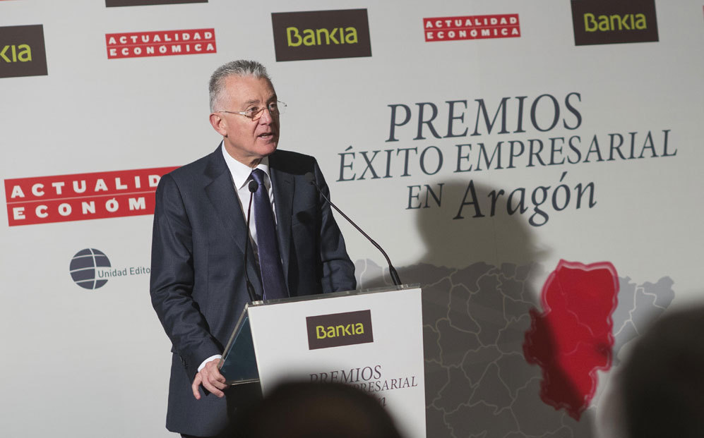Manuel Lopez Arranz, Director Empresas de Aragn de Bankia, tambin...