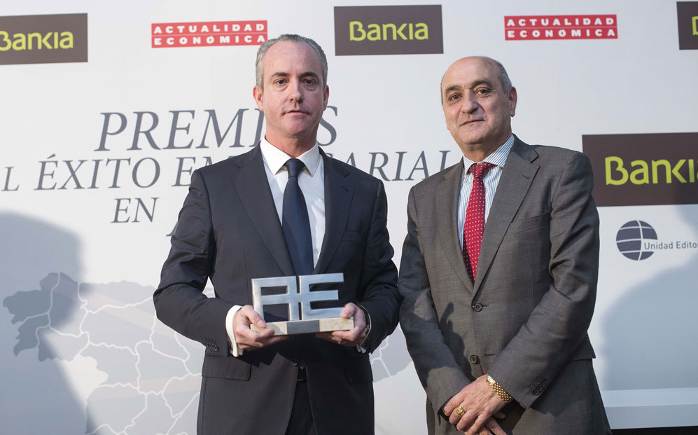 Jorge Costa recoge el premio a la Mejor Trayectoria Empresarial de...