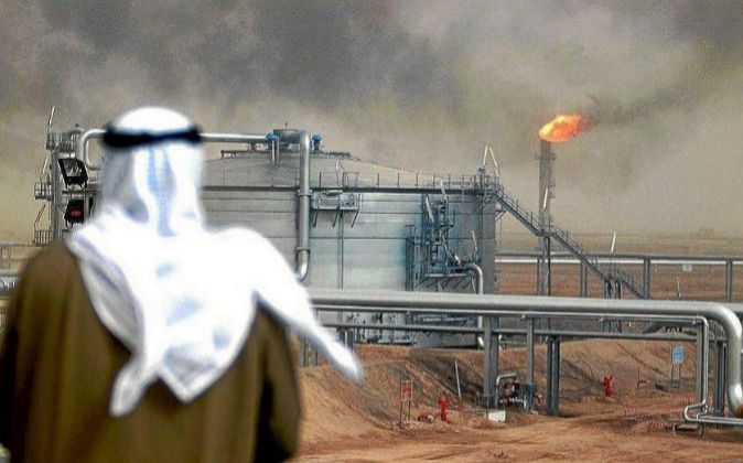 Imagen de instalaciones petrolíferas en Arabia Saudí