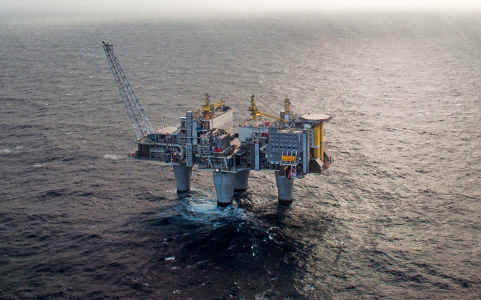 Plataforma de gas natural operada por Statoil