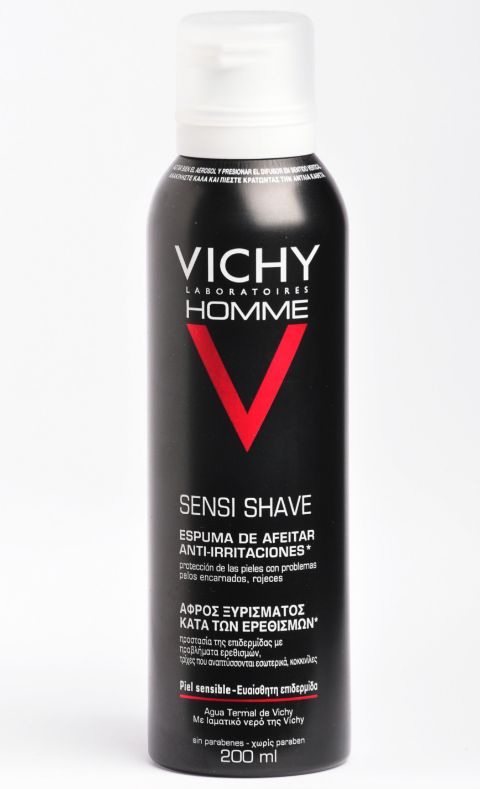 <strong>AFEITADO</strong>: Vichy Homme Sensi Shave.Espuma de afeitar...