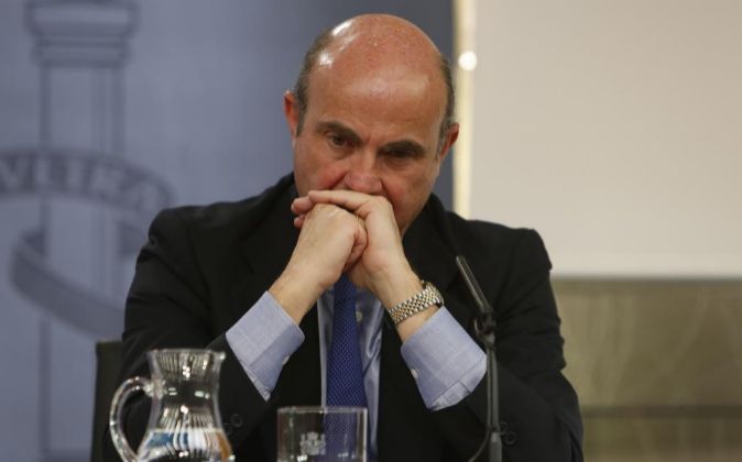 El ministro de Economía en funciones, Luis de Guindos.
