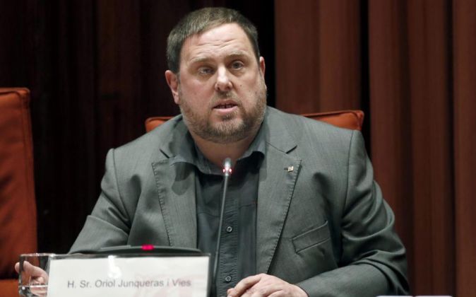 El vicepresident y conseller de Economia i Hisenda, Oriol Junqueras,...