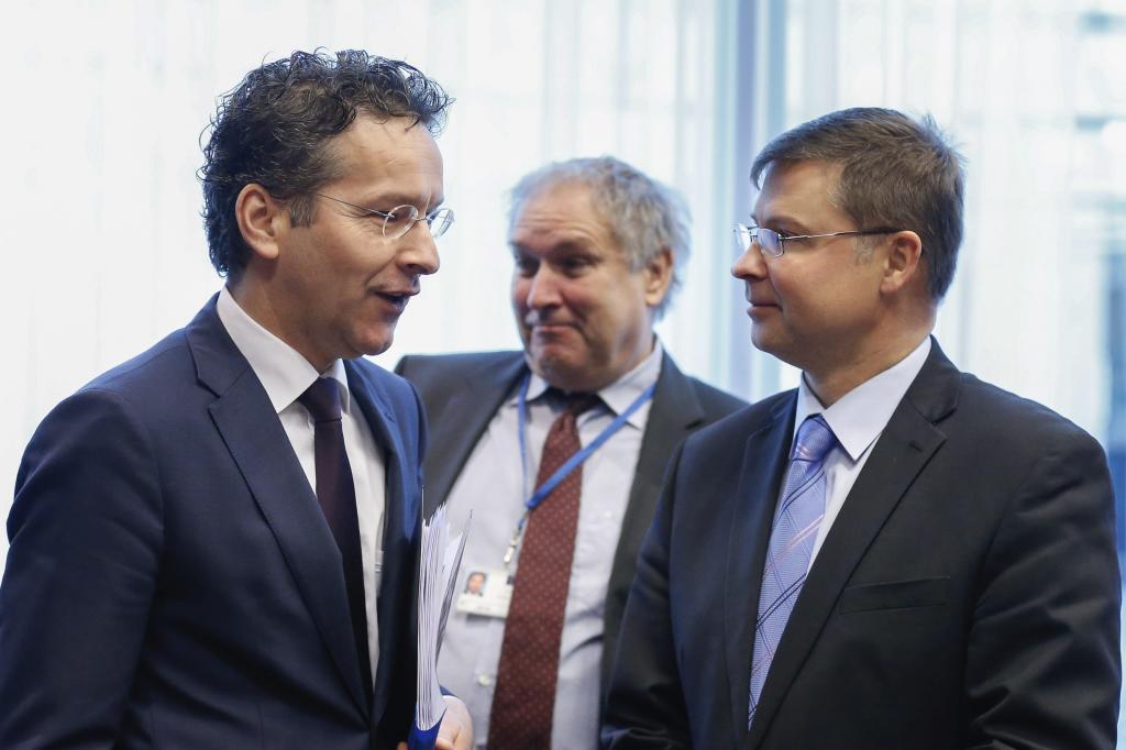 El presidente del Eurogrupo y ministro de Finanzas holandés, Jeroen...