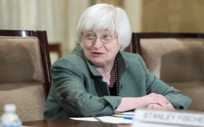 La presidenta de la Fed Janet Yellen.