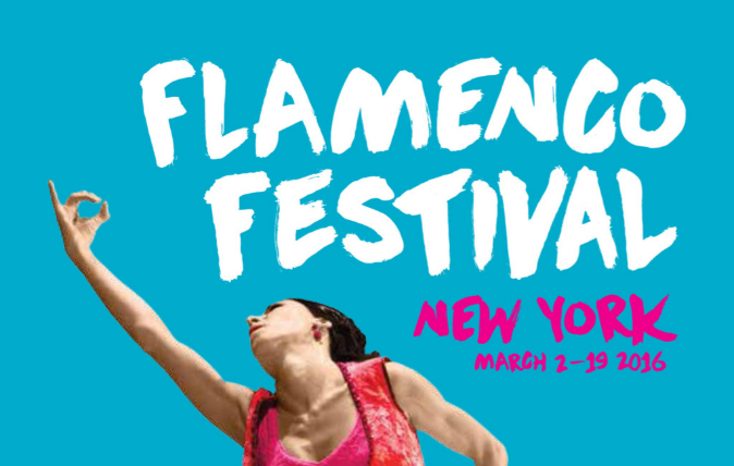 Cartel del Flamenco Festival de Nueva York 2016.