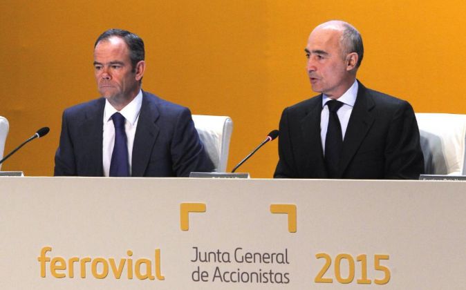 Rafael del pino, Presidente de Ferrovial e  Iñigo Meriás, Consejero...