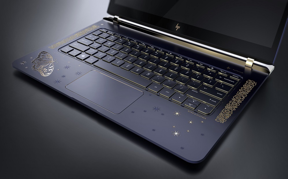 <strong>HP Spectre by Tord Boonje.</strong> Detalle del teclado.