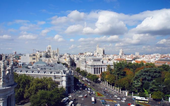Vistas Generales de la Ciudad de Madrid.