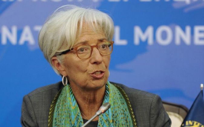 La directora gerente del Fondo Monetario Internacional, Christine...