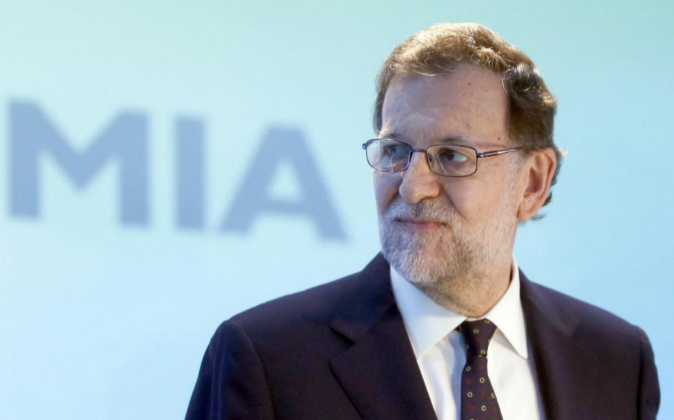 El presidente del Gobierno en funciones, Mariano Rajoy, el pasado...