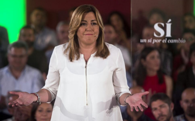 La secretaria general del PSOE andaluz y presidenta de la Junta de...