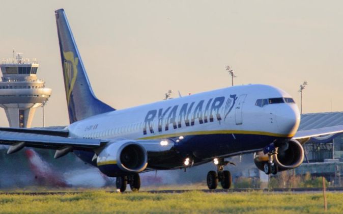 Avión de Ryanair.