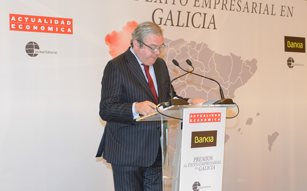 Miguel ngel Belloso, director de Actualidad Econmica durante su...