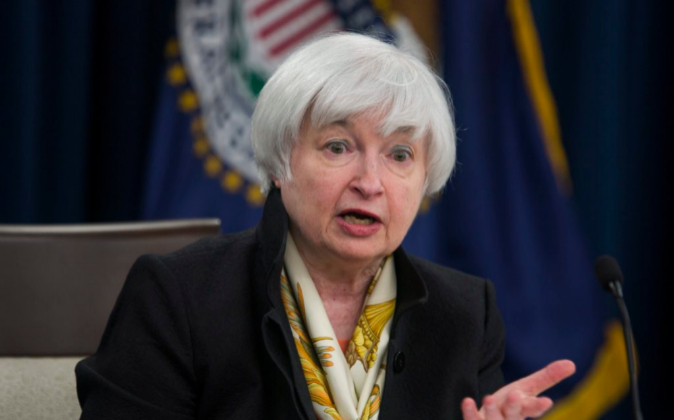 La presidenta de la Reserva Federal de EEUU, Janet Yellen.