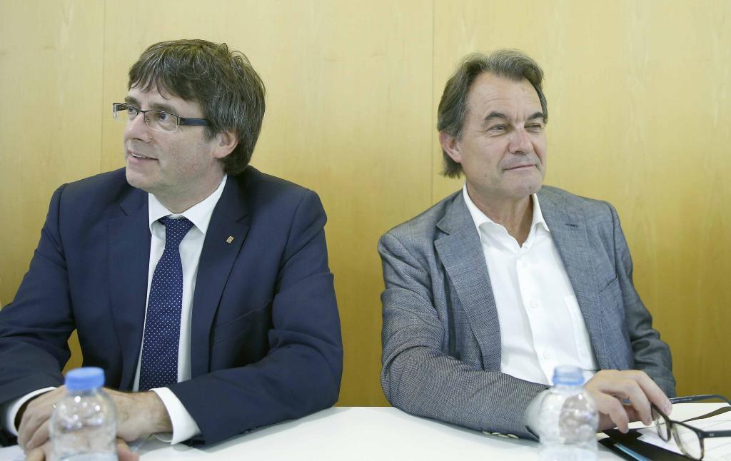 Artur Mas y Carles Puigdemont, juntos, en una imagen de archivo.