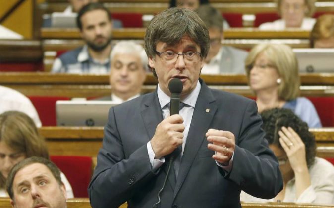 El presidente de la Generalitat Carles Puigdemont.