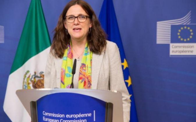 La comisaria europea de Comercio, Cecilia Malmström.