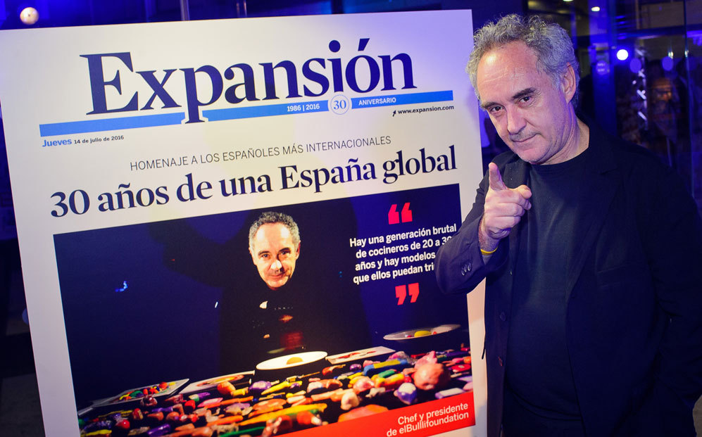 <strong>Ferran Adri (Chef): </strong> <br> "Quisiera compartir este...